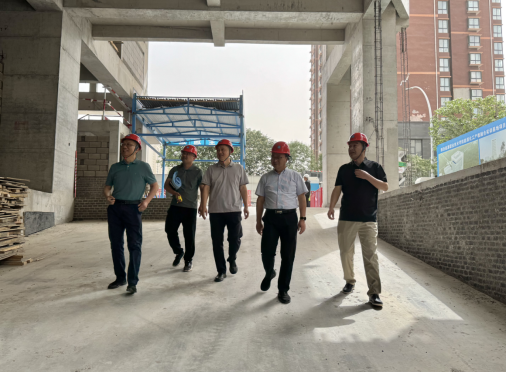 校领导检查指导咸阳校区重点工程建设